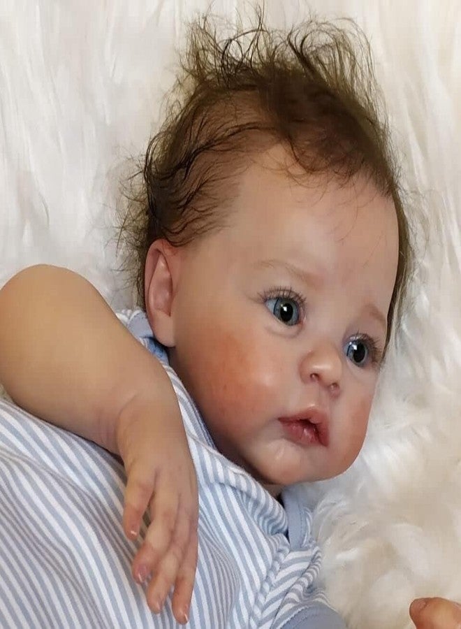 Anano Reborn Baby Dolls Silicone Full Body-19 in Realistic Baby Doll, Full Silicone Babys Doll Lifelike Boy, Real Life Reborn Dolls, Anatomically Correct Newborn Babys Washable - Image 4